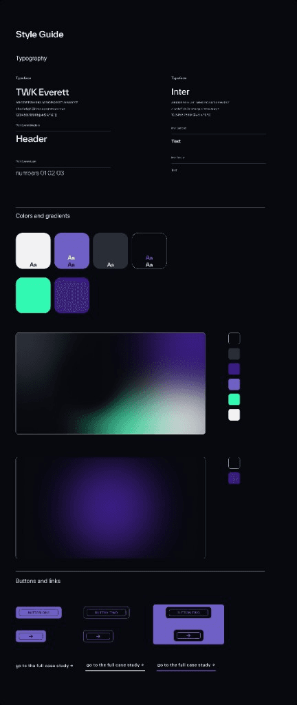 mjankowski.expert visual identity style guide featuring the Liquid Lava gradient